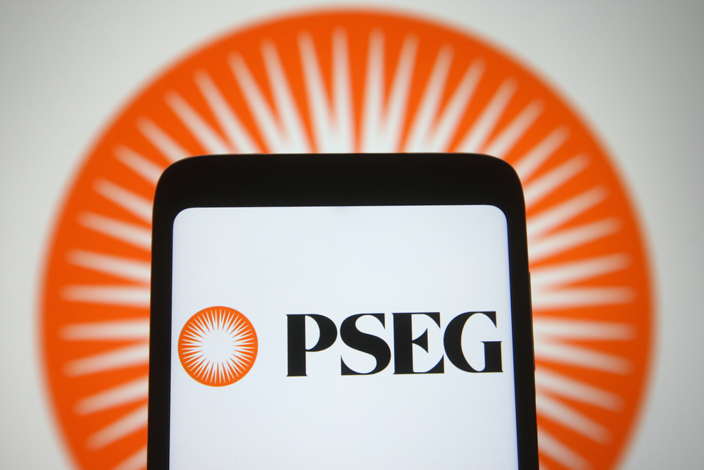 Utilities - Public Service Enterprise Group Inc_ logo on phone-by viewimage via Shutterstock